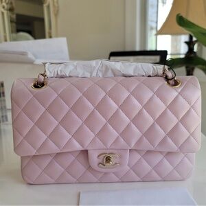 Chanel rose clair 21s medium, Goat skin
